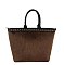 Calf Hair Studded Tote Bag