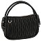 Puffy Chevron Quilted Tote Crossbody Bag