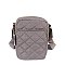 Quilted Nylon Crossbody Bag