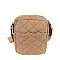 Quilted Nylon Crossbody Bag