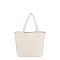 Quilted Nylon Shopper Bag