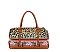 Tribal Leopard Flower Duffle Bag