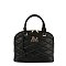 Fashion Quilted LM Dome Satchel Bag