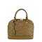 Fashion Quilted LM Dome Satchel Bag