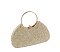 Rhinestone Ring Handle Clutch Evening Bag