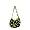 Crochet Knitted Flower Shoulder Bag Hobo