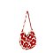 Crochet Knitted Flower Shoulder Bag Hobo