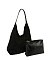 Suede 2-in-1 Shoulder Bag Hobo