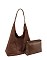 Suede 2-in-1 Shoulder Bag Hobo