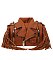 Motorcycle Jacket Fringe Crossbody Bag Satchel