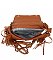 Motorcycle Jacket Fringe Crossbody Bag Satchel