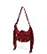 Motorcycle Jacket Fringe Shoulder Bag Hobo