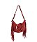 Motorcycle Jacket Fringe Shoulder Bag Hobo