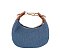 LOVE Studded Denim Crossbody Bag