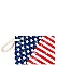 CLASSIC AMERICAN FLAG PRINT STYLISH CLUTCH BAG JYMP0051