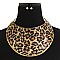 Leopard Rhinestones COLLAR NECKLACE SET