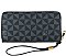 Monogram Zip Around Wallet Wristlet