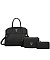 Fashion Padlock Top Handle 3-in-1 Satchel Set