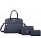 Fashion Padlock Top Handle 3-in-1 Satchel Set