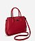 Pebble Top Handle Satchel 3-in-1 Set