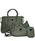 Pebble Top Handle Satchel 3-in-1 Set