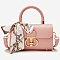 Scarf Top Handle Satchel 2-in-1 Set