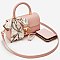 Scarf Top Handle Satchel 2-in-1 Set