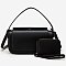 Fashion Top Handle Satchel 2-in-1 Set