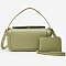 Fashion Top Handle Satchel 2-in-1 Set