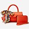 Fashion Top Handle Satchel 2-in-1 Set