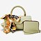 Fashion Top Handle Satchel 2-in-1 Set