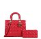 RED HANDBAGS QUILTED