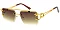 Pack of 12 Assorted Color Metal Leopard Rimless Luxury Unisex Sunglasses