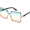 Pack of 12 OVERSIZE SQUARE SUNGLASSES SET