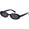 Pack of 12 SKINNY OVAL RETRO FASHION SUNGLASSES SET