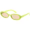 Pack of 12 SKINNY OVAL RETRO FASHION SUNGLASSES SET