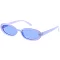 Pack of 12 SKINNY OVAL RETRO FASHION SUNGLASSES SET