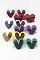 Pack of 12 Assorted Color Doodle Heart Sunglasses