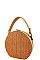 STYLISH STREET LEVEL WOVEN ROUND CROSSBODY BAG JYSL-746