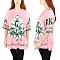 ALPHA KAPPA ALPHA SORORITY SEQUIN TUNIC DRESS