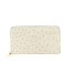 Ostrich Print Embossed Zip-Around Tassel Wallet