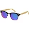 Pack of 12 POLARIZED UNISEX MIRROR BROW MASTER SUNGLASSES SET