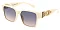 Pack of 12 LINK TEMPLE SQUARE FASHION SUNGLASSES SET