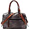 Brushed Texture 2 Way Boston Satchel MH-WS19174