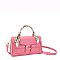 2 In 1 Fashion Colorblock Satchel with Wallet