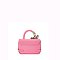 2 in 1 Fashion Scarfed Colorblock Twist Lock Flap Satchel with Wallet