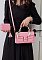 2 In 1 Fashion Colorblock Satchel with Wallet