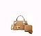 Scarfed & Pad-Lock 2 In 1 Crossbody-Satchel Bag