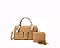 2 In 1 Fashion Colorblock Satchel with Wallet