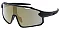 Pack of 12   Paint Splatter Polycarbonate Shield Sunglasses